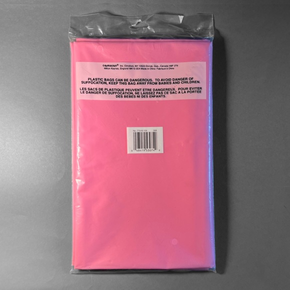 Pale Pink Round Table Cover - Picture 3 of 3